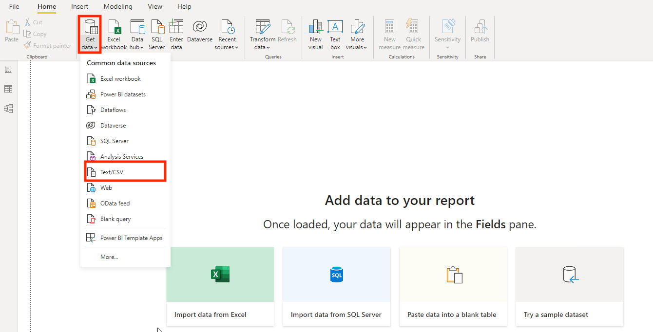 [How To] Connect to CSV data in Power BI Desktop – Go Analytics