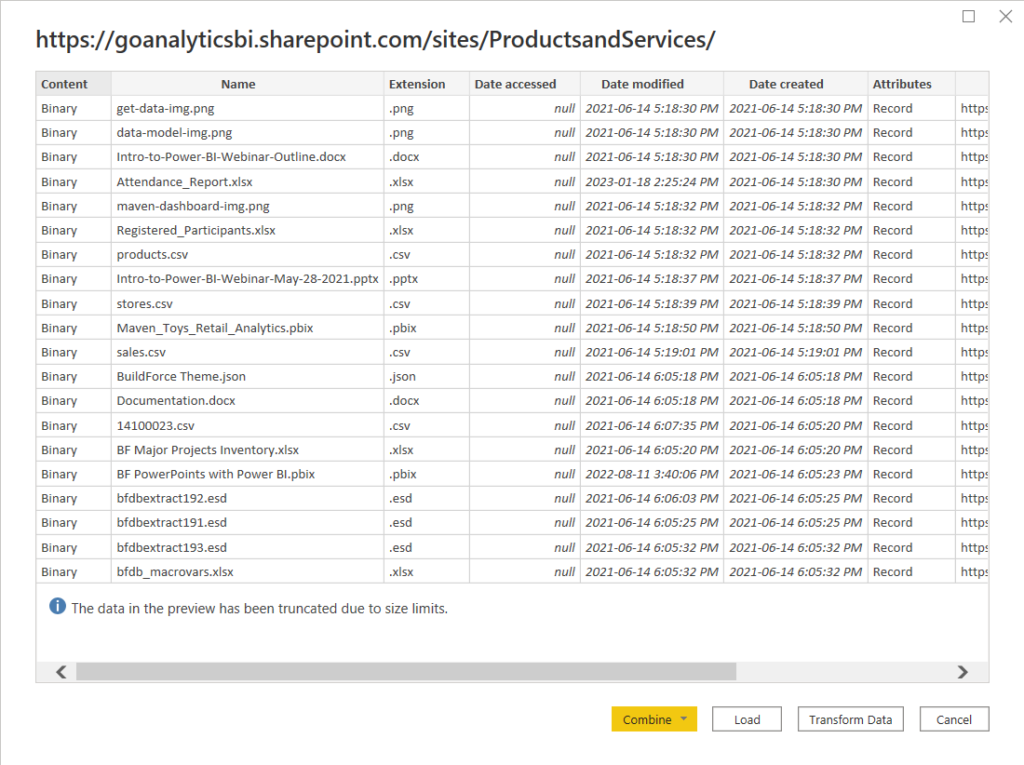 Combine versus load versus transform data in Power BI