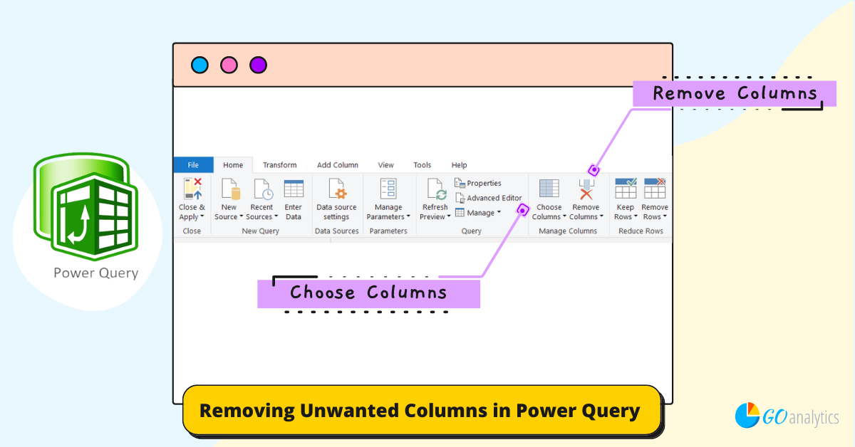 [How To] Remove Unwanted Columns in Power Query Editor