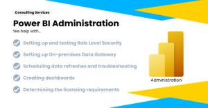 Consulting services for Power BI administration