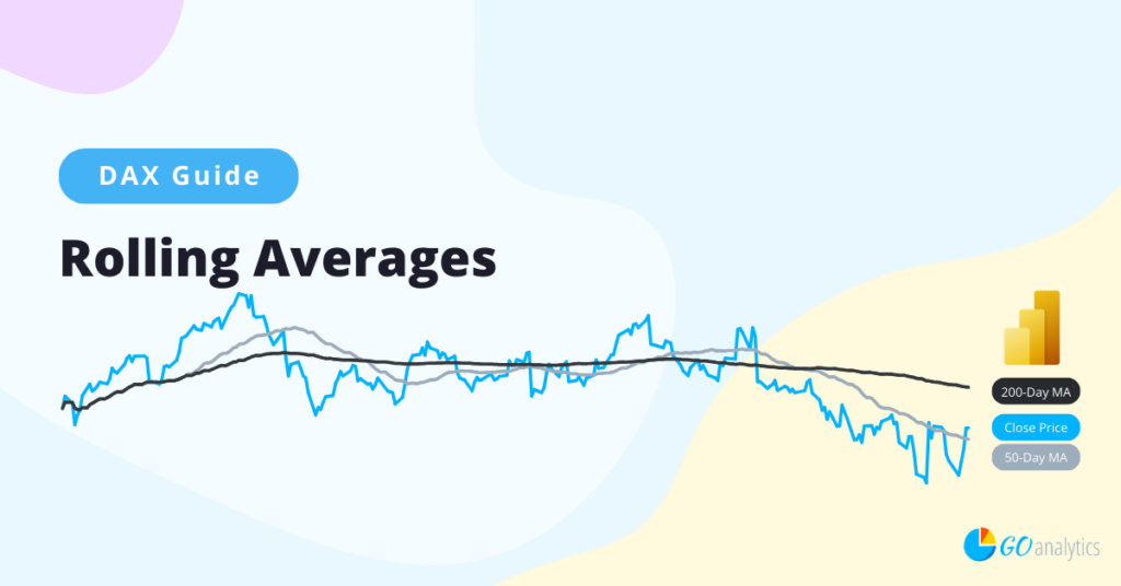 Cover image how to create rolling averages in Power BI DAX