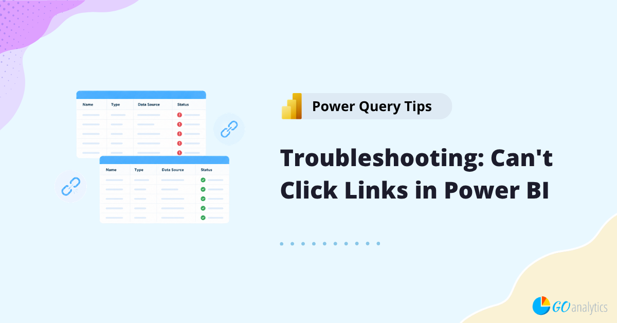 Read more about the article Troubleshooting: Can’t Click Links in Power BI